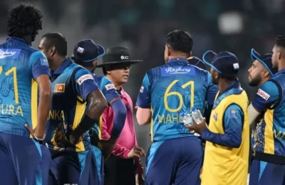 श्रीलंका के साथ सरेआम हुई बेईमानी, आउट हुए बल्लेबाज को थर्ड अंपायर ने दिया नॉट आउट और फिर मच गया बवाल
