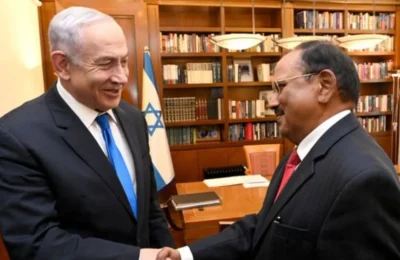 अजीत डोभाल ने बेंजामिन नेतन्याहू से की मुलाकात, गाजा में चल रही लड़ाई समेत इन मुद्दों पर हुई बातचीत