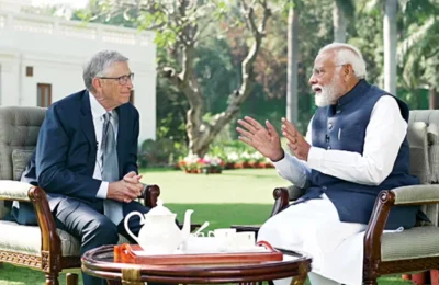 मोदी जैकेट पर पीएम ने बिल गेट्स को सुनाया मजेदार किस्सा; कहा- कोई फर्क नहीं पड़ता कि…