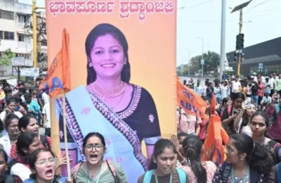 नेहा हिरेमथ के परिवार के साथ आया मुस्लिम समुदाय, इंसाफ के लिए शहर में निकाला मार्च