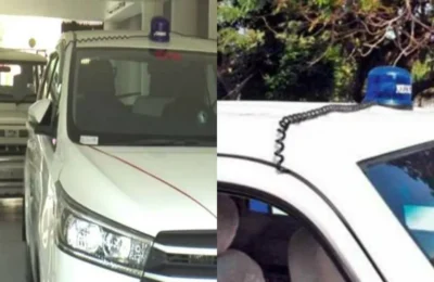 यूपी में नायब तहसीलदार व ट्रैफिक इंचार्ज पर गिरी गाज, निजी वाहन पर लगी थी नीली बत्ती; पढ़ें पूरा मामला