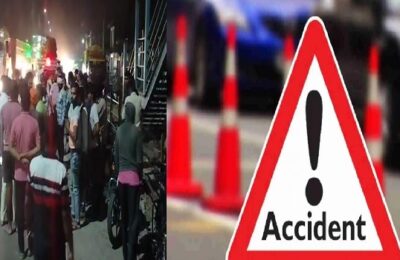 रुड़की: डंपर ने बाइक सवार को कुचला, पति की मौत, पत्नी और बच्ची घायल