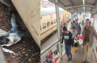 बरेली: महाकुंभ प्रयागराज से आई नौचंदी एक्सप्रेस से उतरते समय युवक ट्रेन से नीचे गिरा