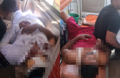 बहराइच मार्ग पर दो कारों की भिड़ंत, 9 लोग घायल