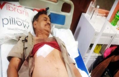 CBI के एसआई वीरेंद्र पर धनुष-बाण से हमला