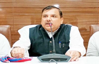 संजय सिंह ने कोल जाति को एससी से हटाकर एसटी में शामिल करने की मांग का समर्थन किया