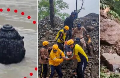 उत्तराखंड में भी हिमाचल जैसी तबाही, अलकनंदा नदी में डूबी 15 फीट ऊंची शिव मूर्ति