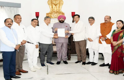 राज्यपाल तक पहुंचा जॉर्ज एवरेस्ट टेंडर विवाद, कांग्रेस डेलिगेशन ने की शिकायत