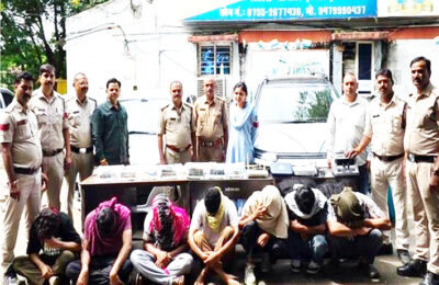 ऑनलाइन क्रिकेट सट्टा, 50 लाख का मसरूका जब्त, 7 आरोपी गिरफ्तार