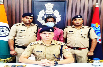 उधम सिंह नगर जिले के काशीपुर में पुलिस ने 165 किलो गांजे के साथ, आरोपी को किया गिरफ्तार