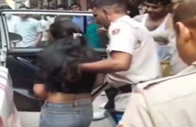 ऑफिस के लिए निकली युवती को मारी गोली, घायल युवती को अस्पताल में भर्ती कराया गया