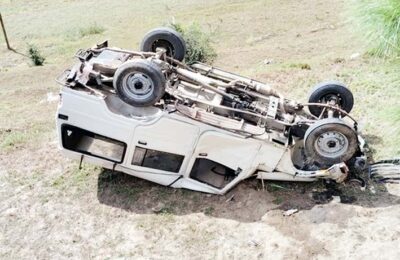 अल्मोड़ा : 50 मीटर खाई में गिरा वाहन, युवक की दबकर मौत