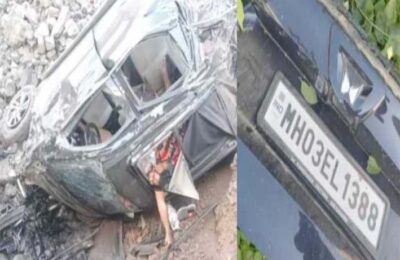 भीषण हादसा: खाई में गिरी कार, हादसे में 5 की मौत