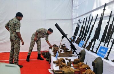 एंटी नक्सल ऑपरेशन के तहत क्षेत्र के घने जंगलों में नक्सलियों की अवैध ऑर्डिनेंस फैक्ट्री का पता लगाकर उसे ध्वस्त कर दिया