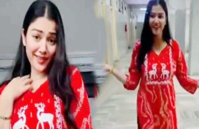 अस्पताल में फिल्मी गानों पर पोज़ देती और डांस करती नज़र आई- शैलू शर्मा, वीडियो पर उठे सवाल