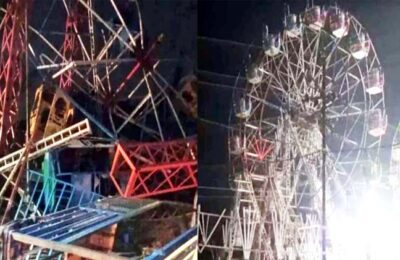 एक्सल टूटने से झूला तिरछा होकर नीचे आ गिरा, इस दर्दनाक हादसे में जमीन पर खड़ी, 6 वर्षीय मासूम बच्ची की मौके पर ही मौत