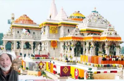 राम मंदिर में नमाज़ पढ़ने की कोशिश करने वाला व्यक्ति हिरासत में, बाद में छोड़ा गया