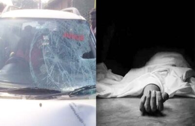 चंदौली में सड़क हादसा, कार की टक्कर से बुजुर्ग की मौत