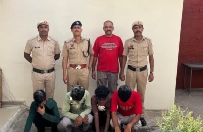 पंचकूला में अवैध खनन रोकने गई पुलिस टीम पर हमला, चार आरोपी गिरफ्तार